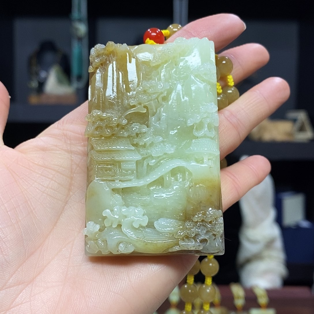 和田玉挂件未镶嵌