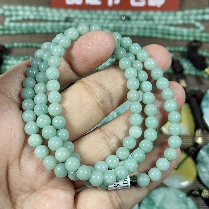 【闪购商品】翡翠颈饰未镶嵌玉项链翡翠玉卡6长55厘米