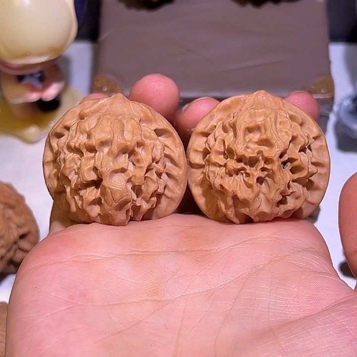 把件文玩核桃37龙鳞纹
