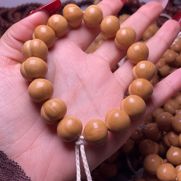 宽***宏猴头核桃手串16尺寸镜面柯基屁桃手持全品无暇