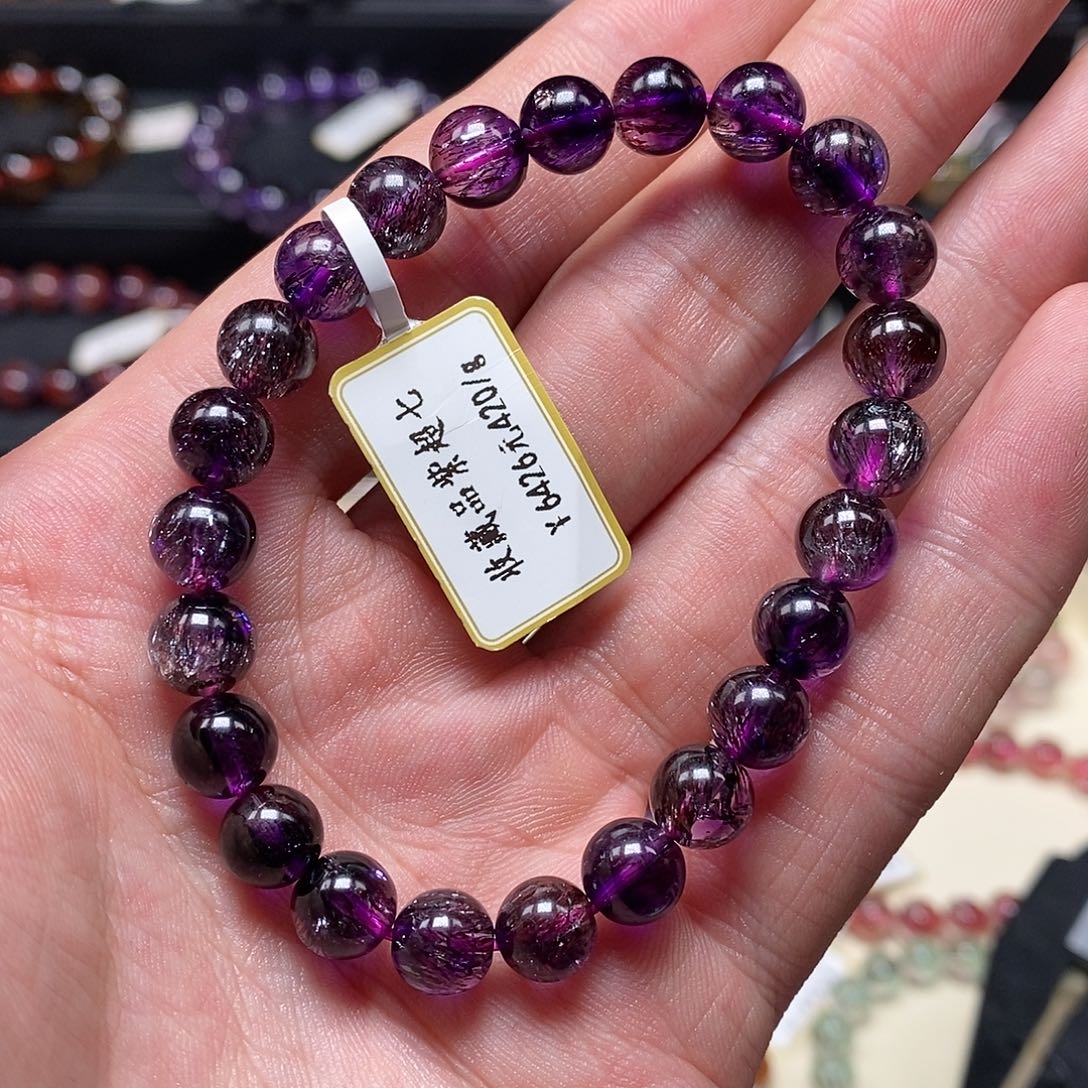 水晶手串未镶嵌手串7,7