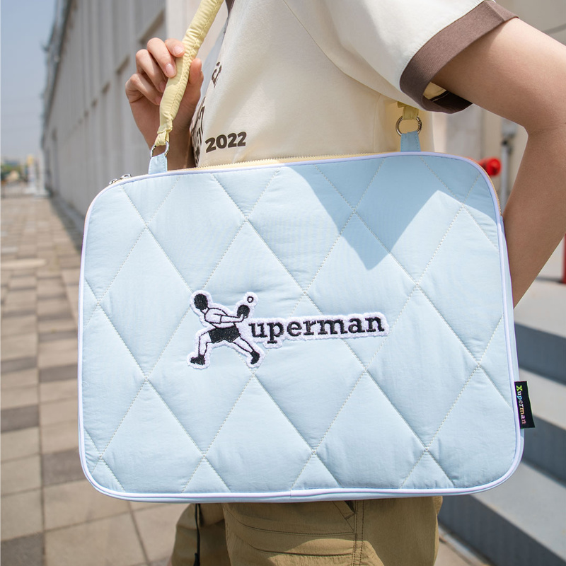 【专属链接】Xuperman许昕推荐14寸16寸菱形纹手提包单肩电脑包