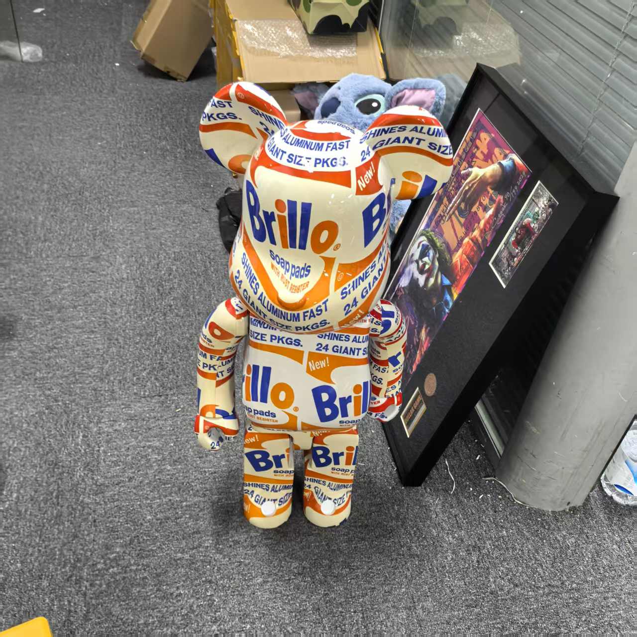 【山】beabrick 积木熊 brillo盒子 夏威夷成色 1000%  潮流玩具