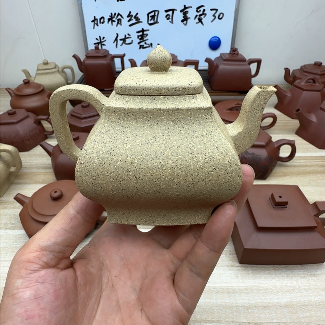 段泥壶君*兰半手工制作段泥四方宫灯，微瑕福利