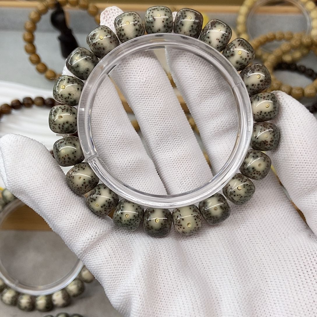 星月菩提手串大*睛11绿冰凤眼