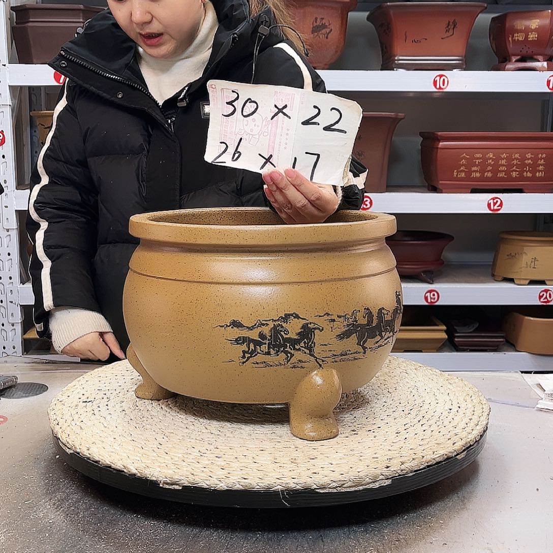 紫砂花盆紫砂花盆