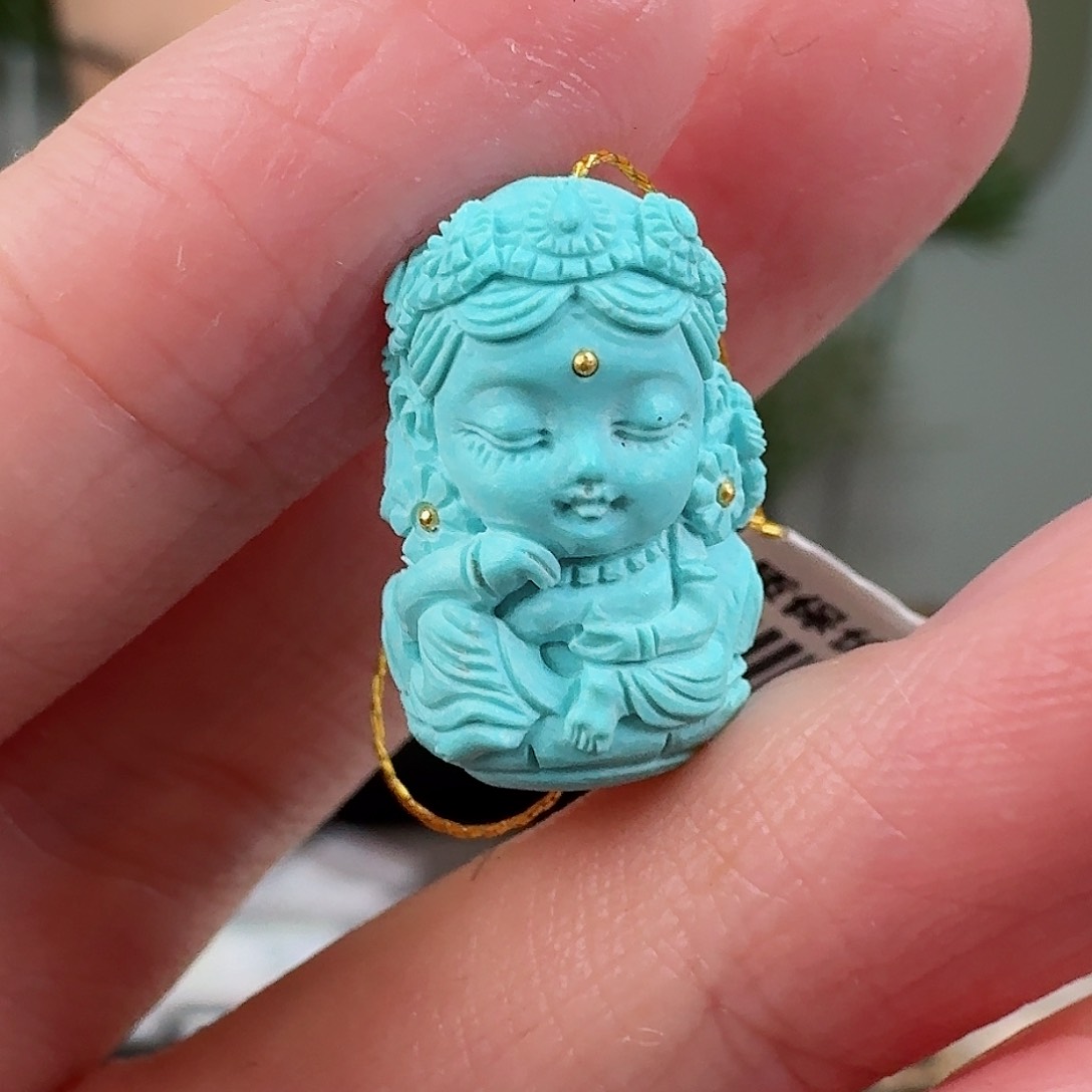 绿松石珠宝奇石未镶嵌