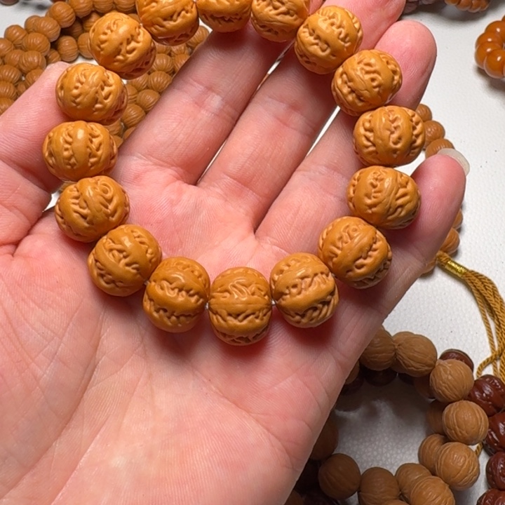 猴头核桃吊坠京八楞