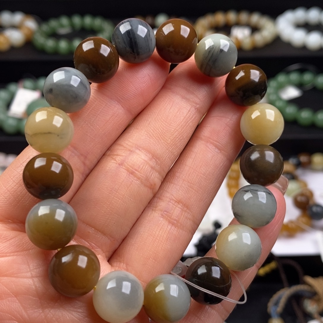 和田玉手串未镶嵌