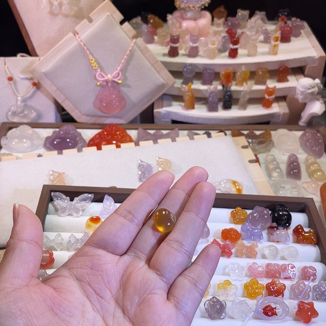 玛瑙/玉髓未镶嵌颈饰