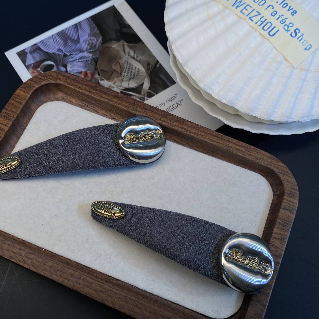 6505 字母圆扣对夹