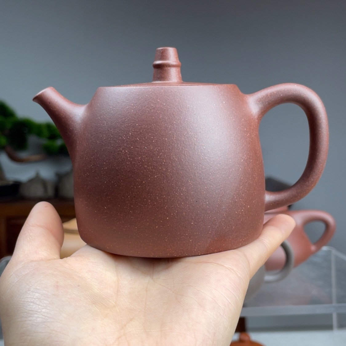 【闪购商品】紫砂茶壶@**指高砂紫泥汉铎容量240cc