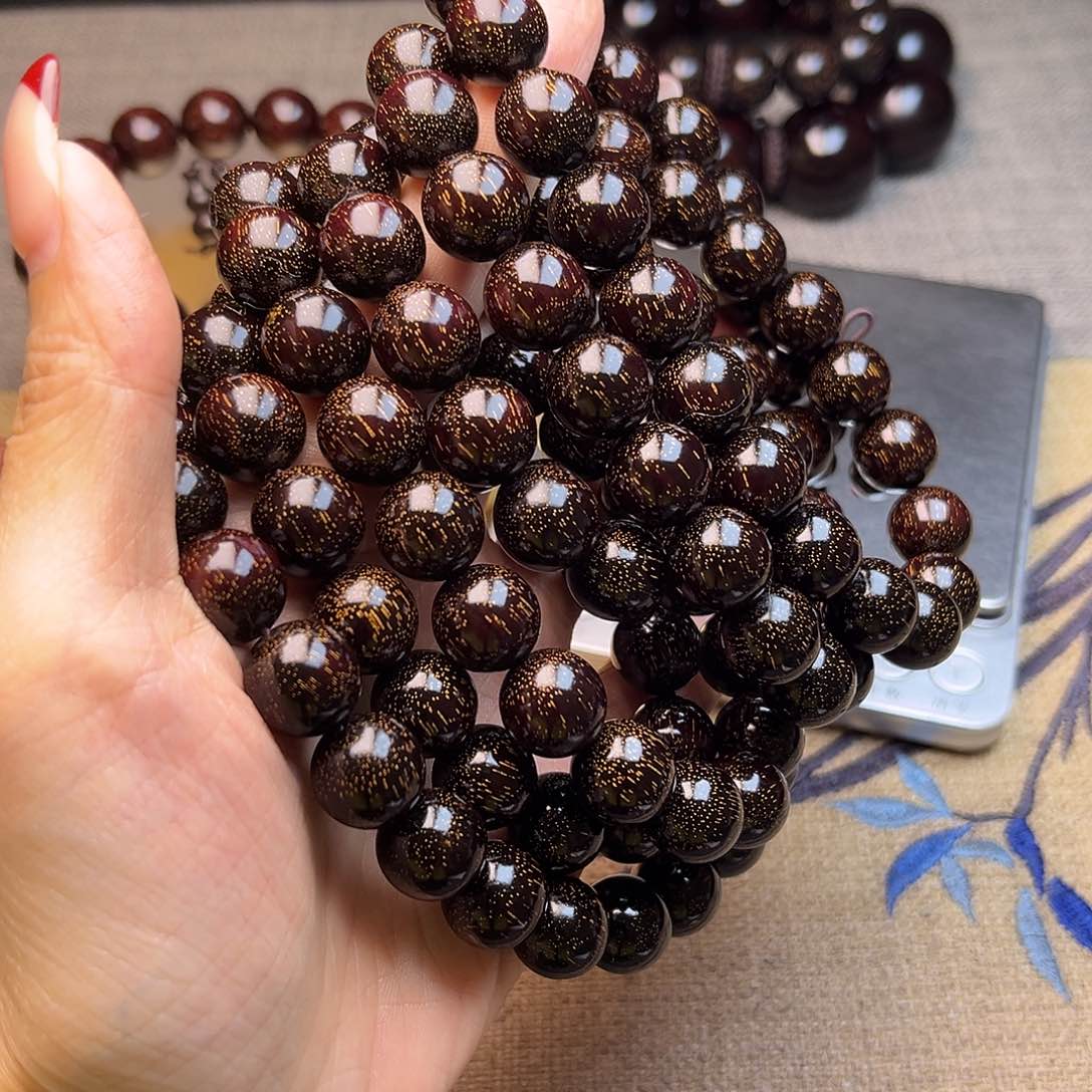 檀香紫檀（小叶紫檀）1.2 108爆满星