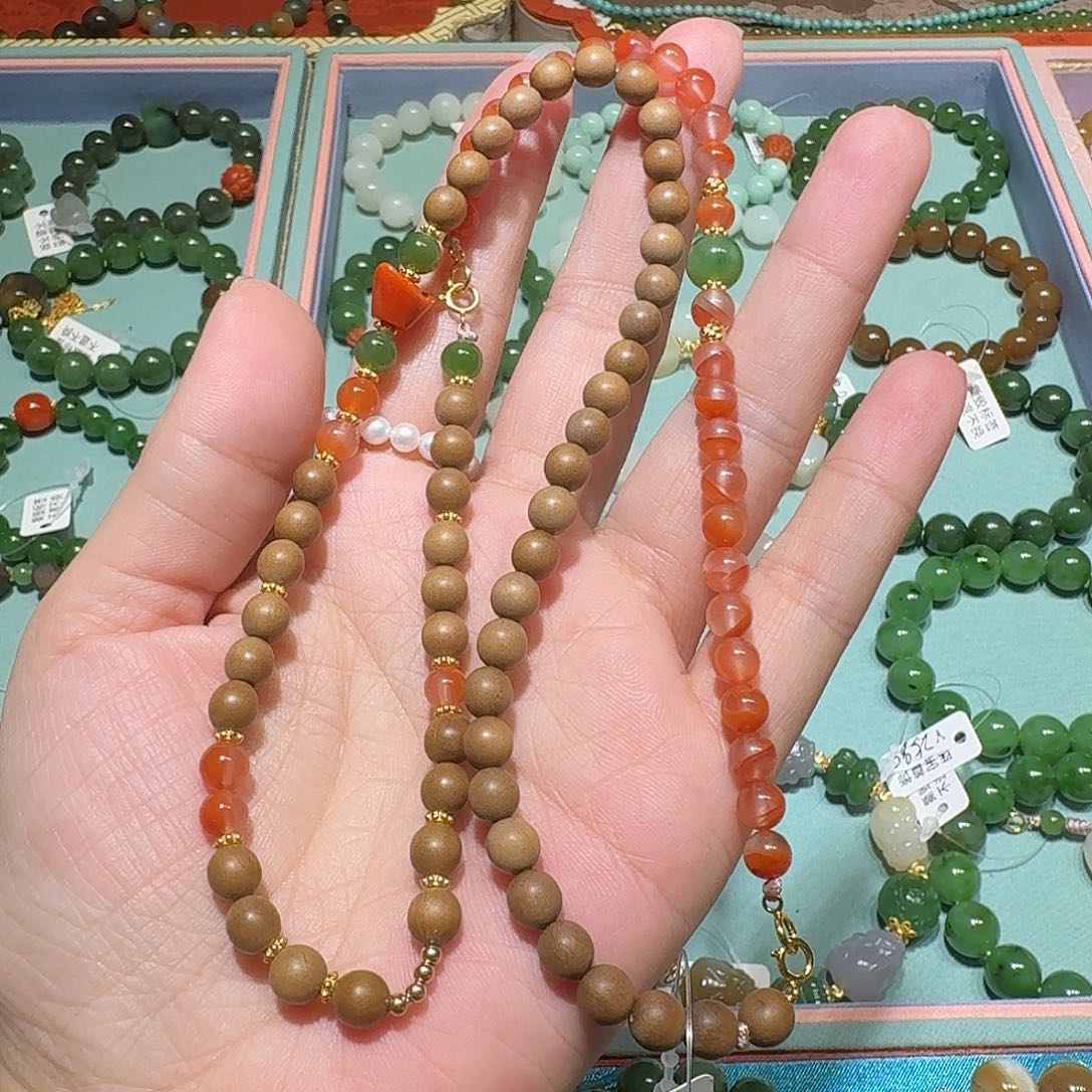 和田玉未镶嵌手链