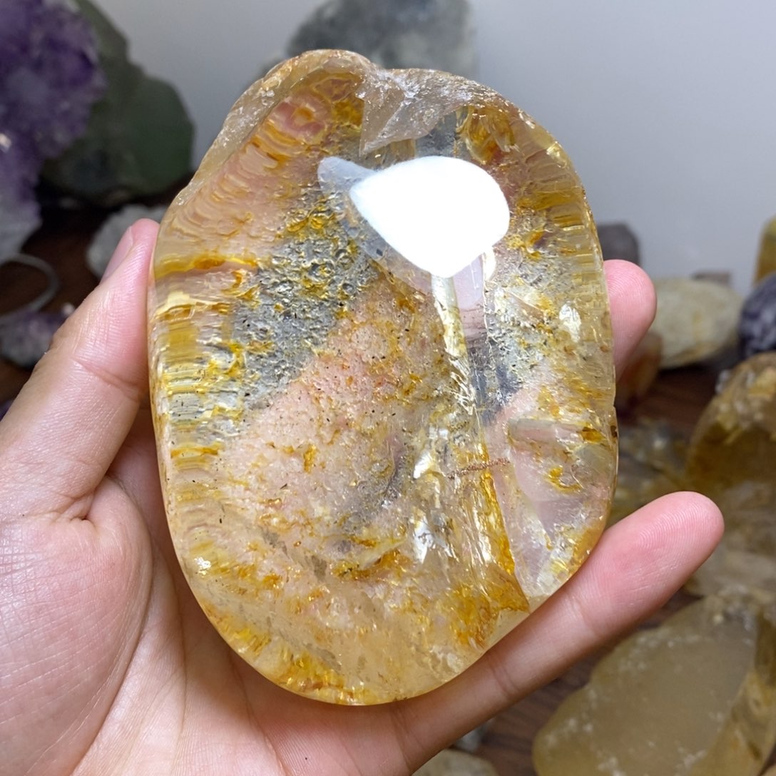 水晶未镶嵌珠宝半成品