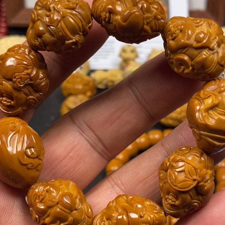手串/手链橄榄核橄榄核财神