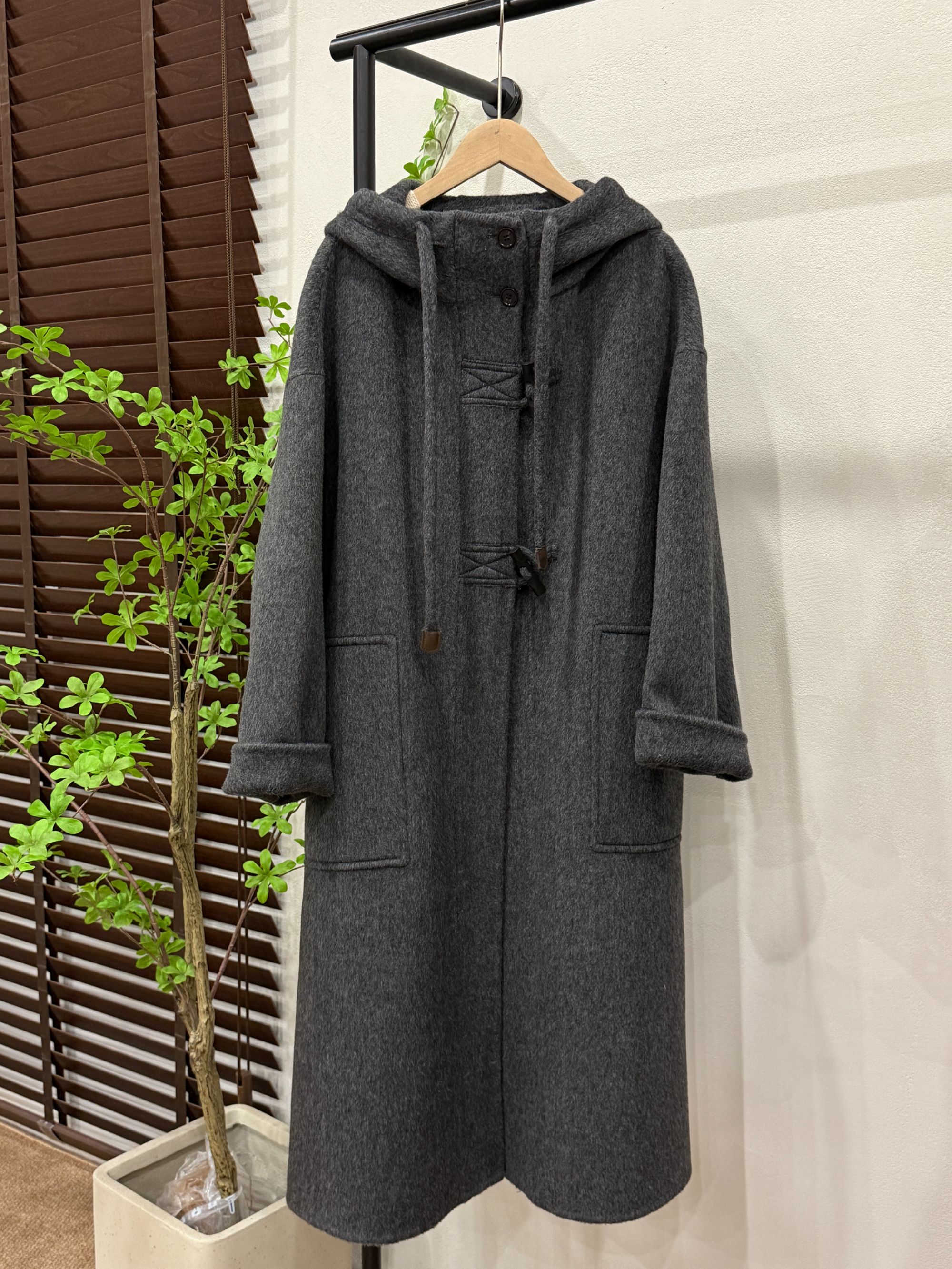 【JIUXIANG】93569自产高品大衣#韩系大版宽松大衣外套