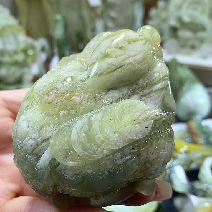 岫玉岫玉手把未镶嵌