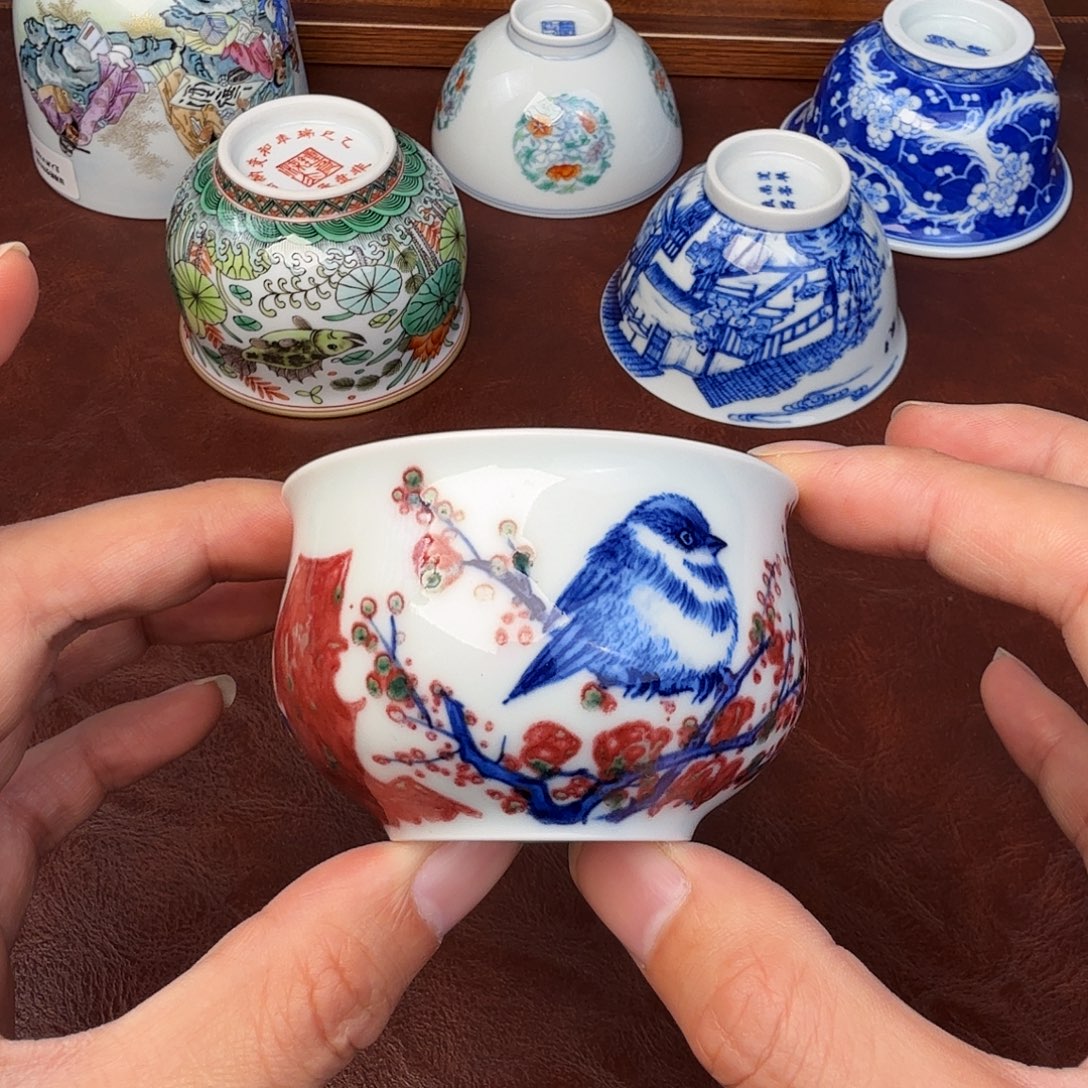 陶现代景德镇全手工全手绘陶瓷