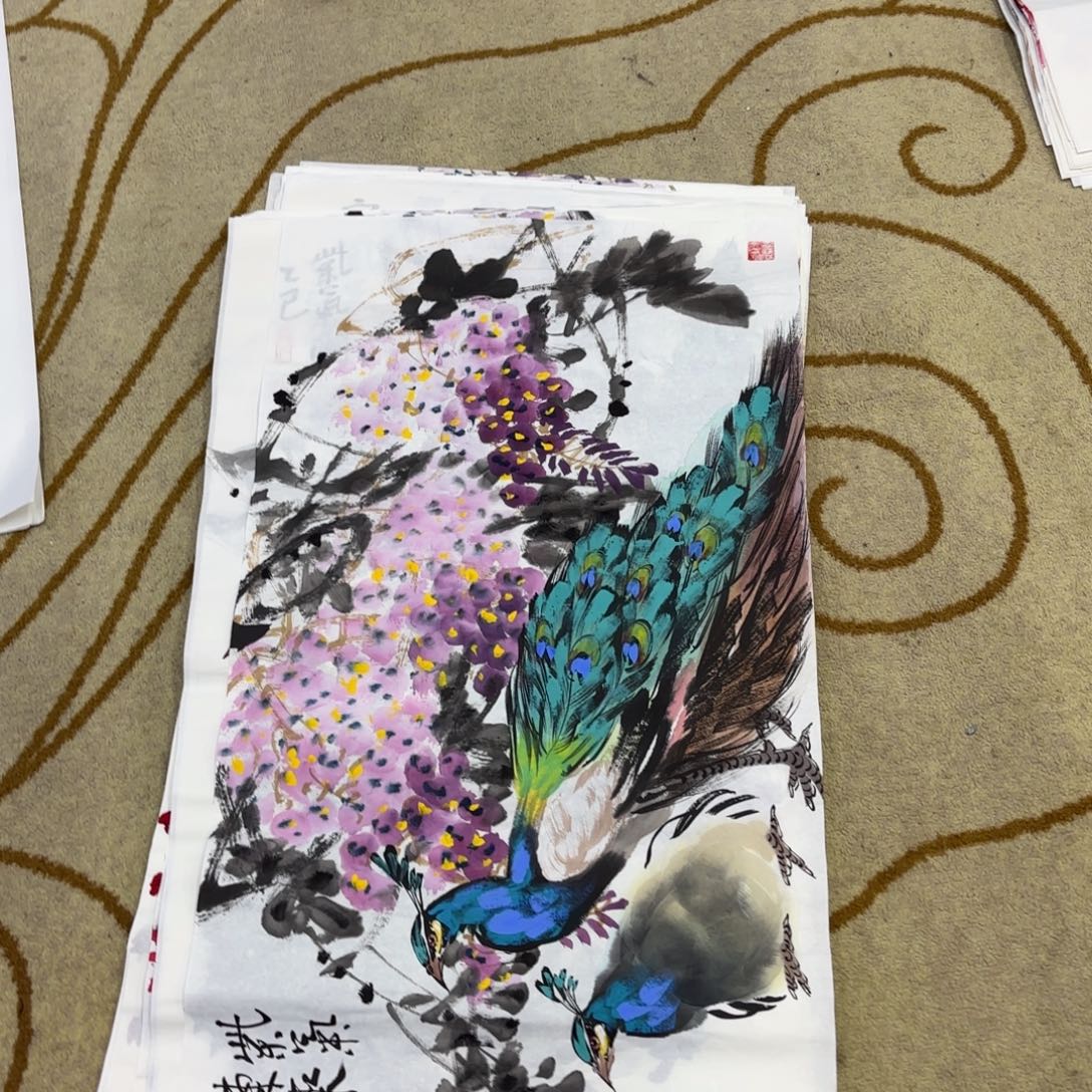 国画王孝华李欣主播