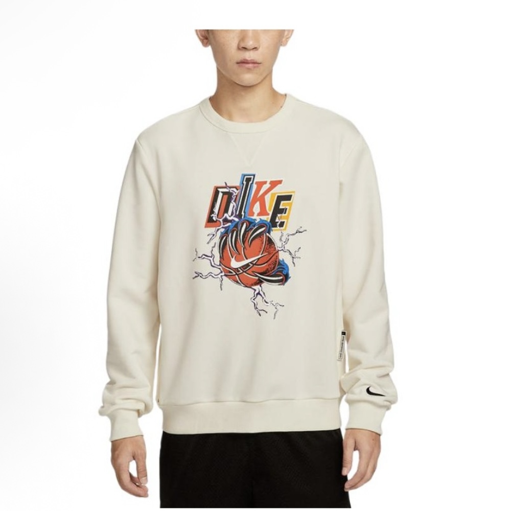 耐克/NIKE男子圆领卫衣25冬新款印花宽松针织套头衫 IO7915047