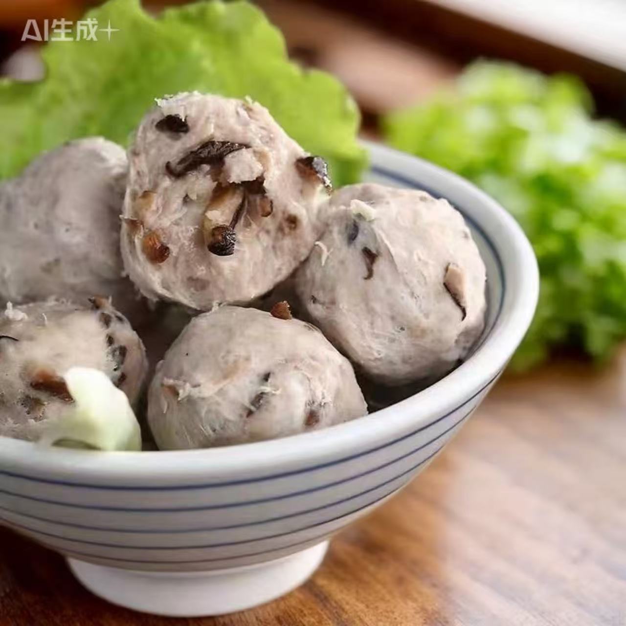 潮汕手打Q弹香菇丸猪肉丸关东煮火锅食材