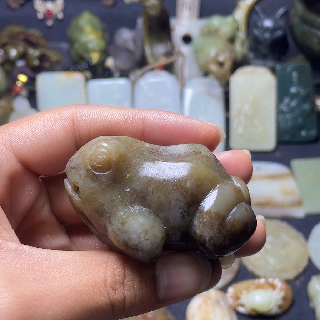 一***5和田玉（糖玉）未镶嵌颈饰