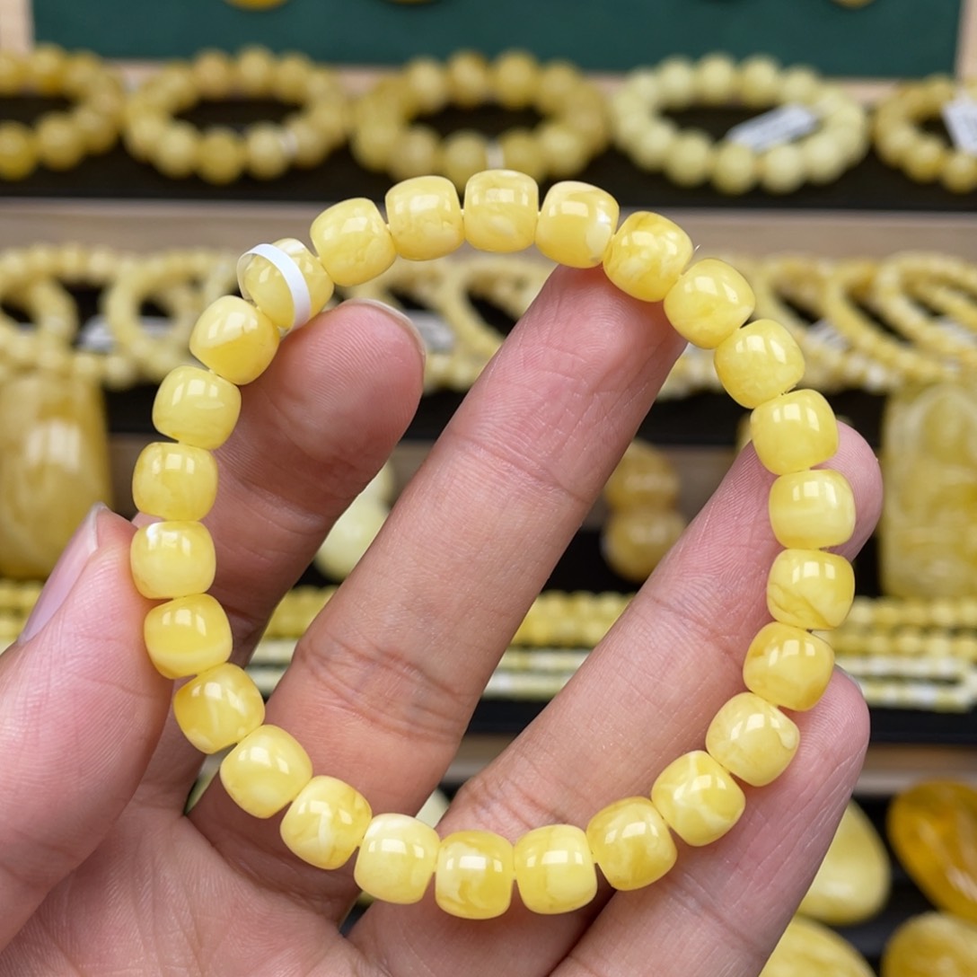 琥珀裸石未镶嵌琥珀蜜蜡