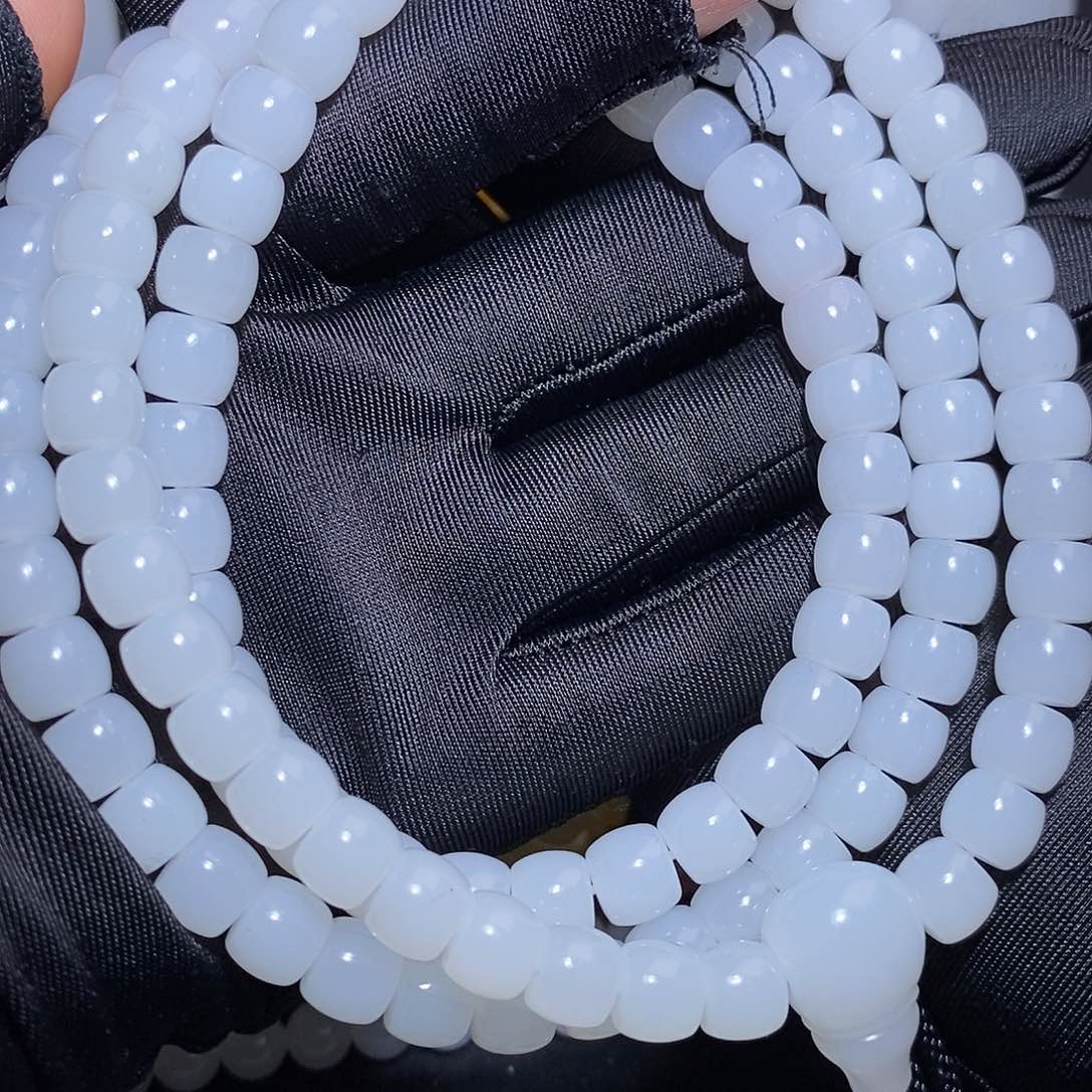 和田玉套链未镶嵌克