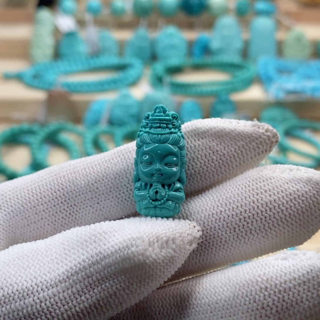 绿松石珠宝奇石未镶嵌