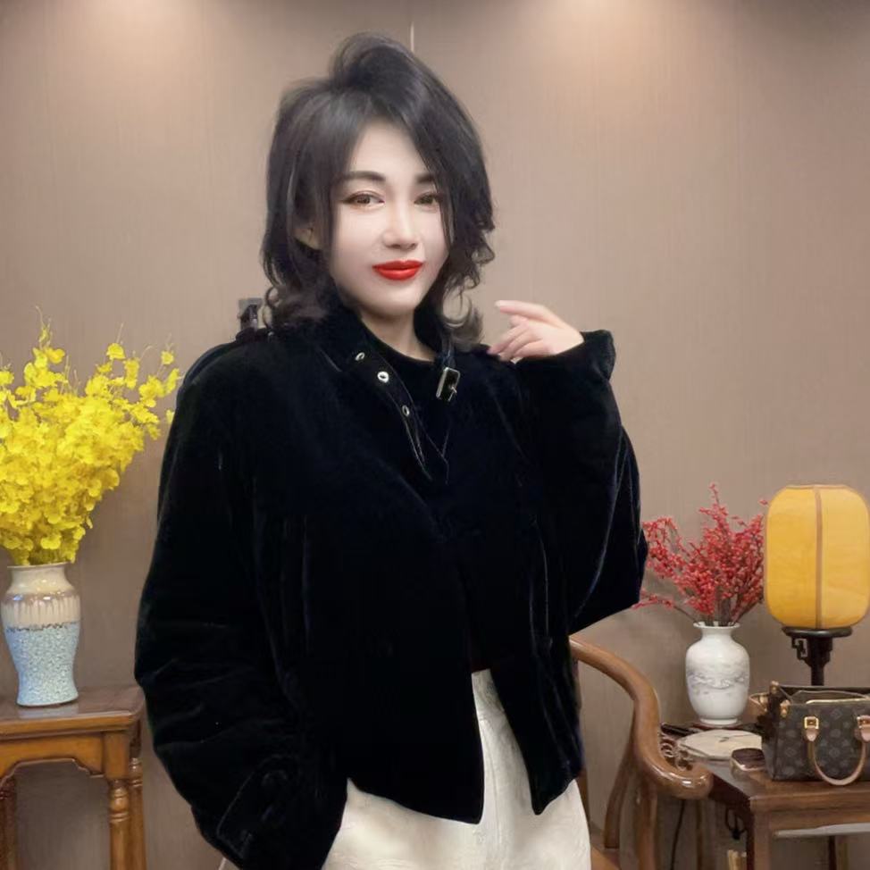 【峰姐优品】7157【DNY】时尚立领棉服