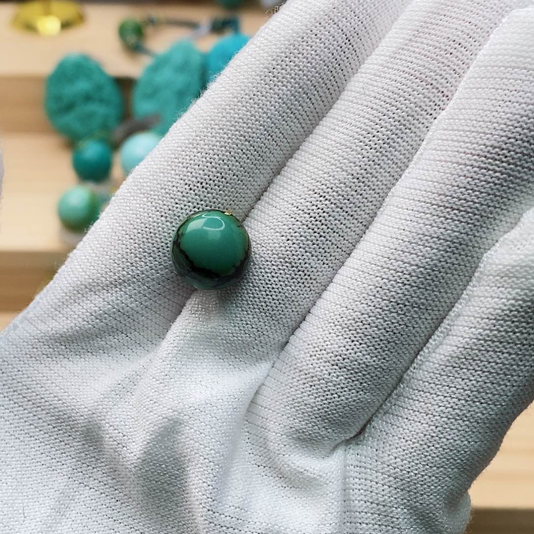 未镶嵌绿松石珠宝奇石恋*