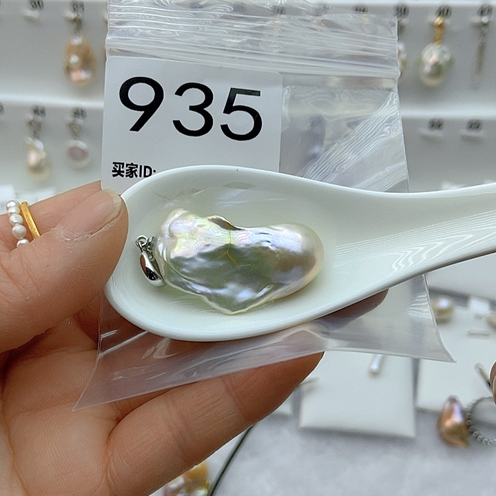 淡水珍珠颈饰银S925镶嵌