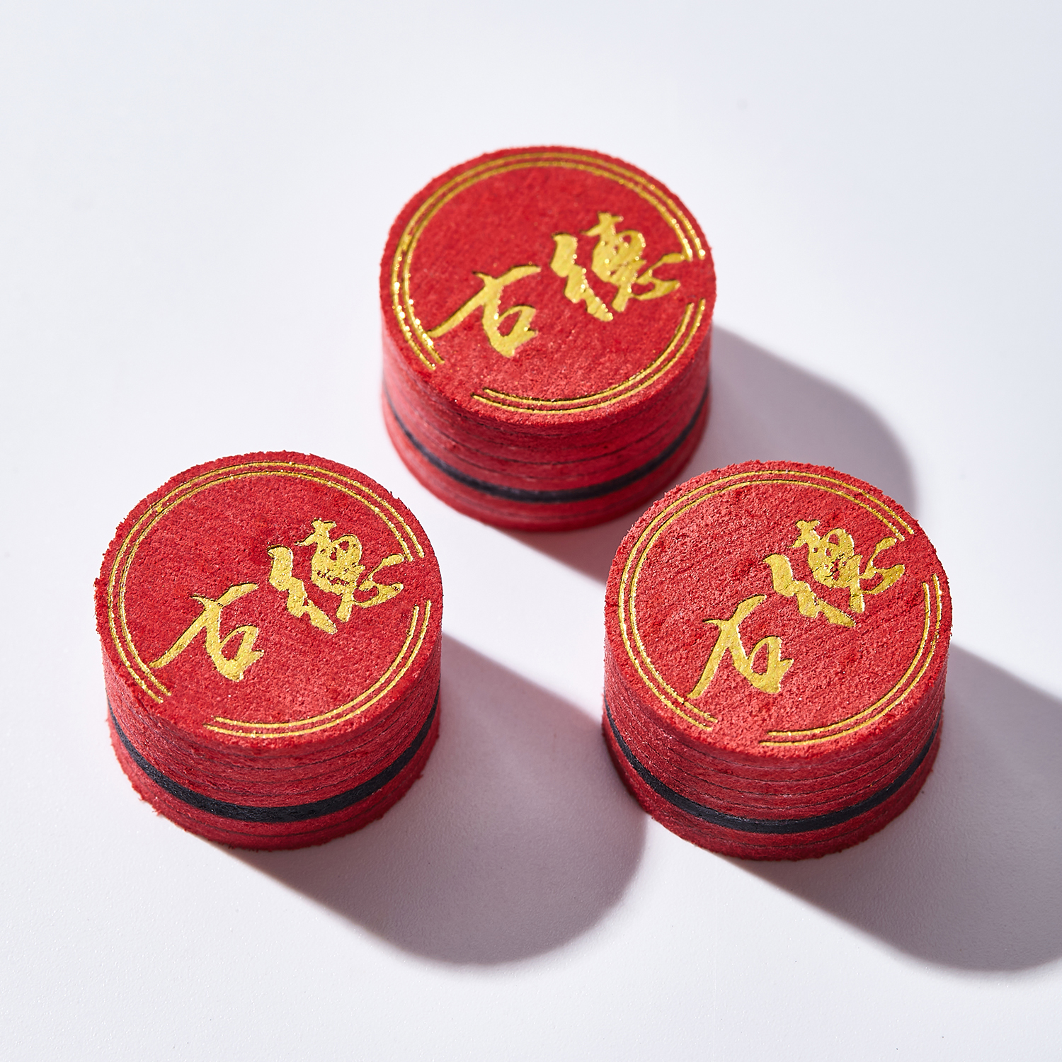 拍一发三 古德溙坦皮头台球杆大小头中八美式九球14mm 八层猪背皮