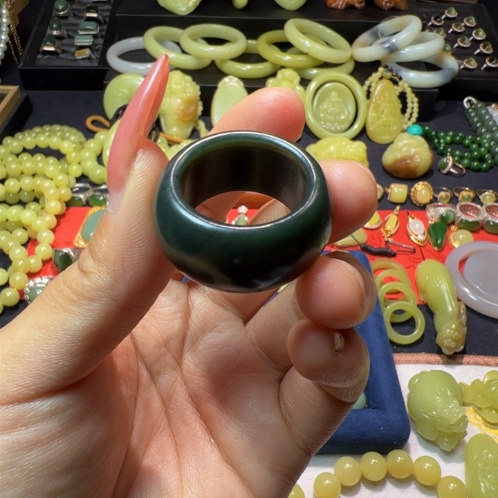 和田玉（青玉）颈饰未镶嵌21.9⭕kou