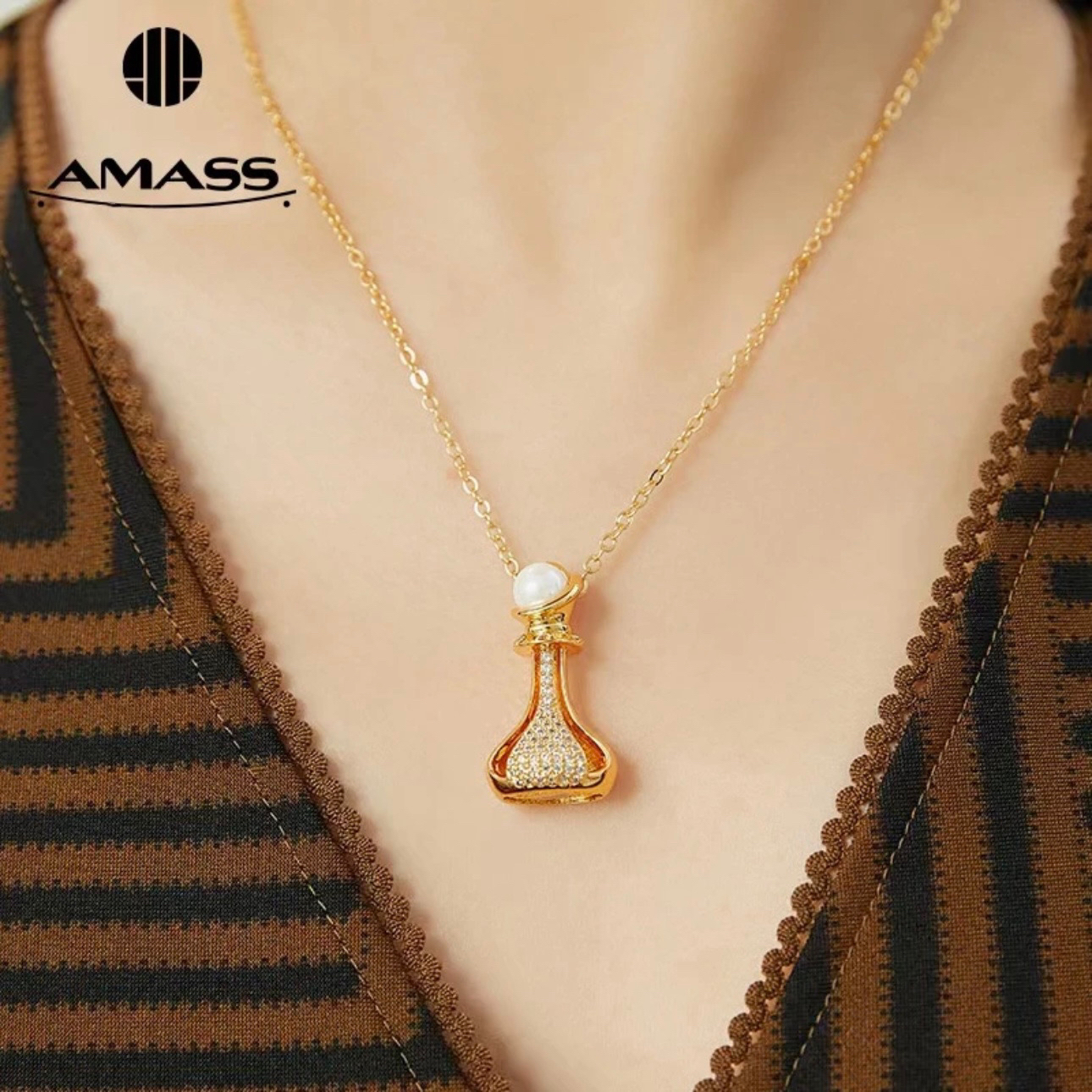 铜合金项链 【阿玛施AMASS】女王项链5900502