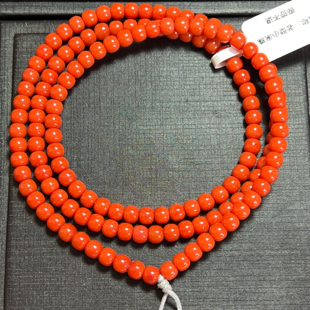 南红老型小米珠25.8g5mmD-11-21