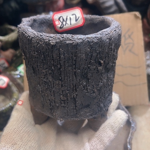 红陶粗陶花盆手工