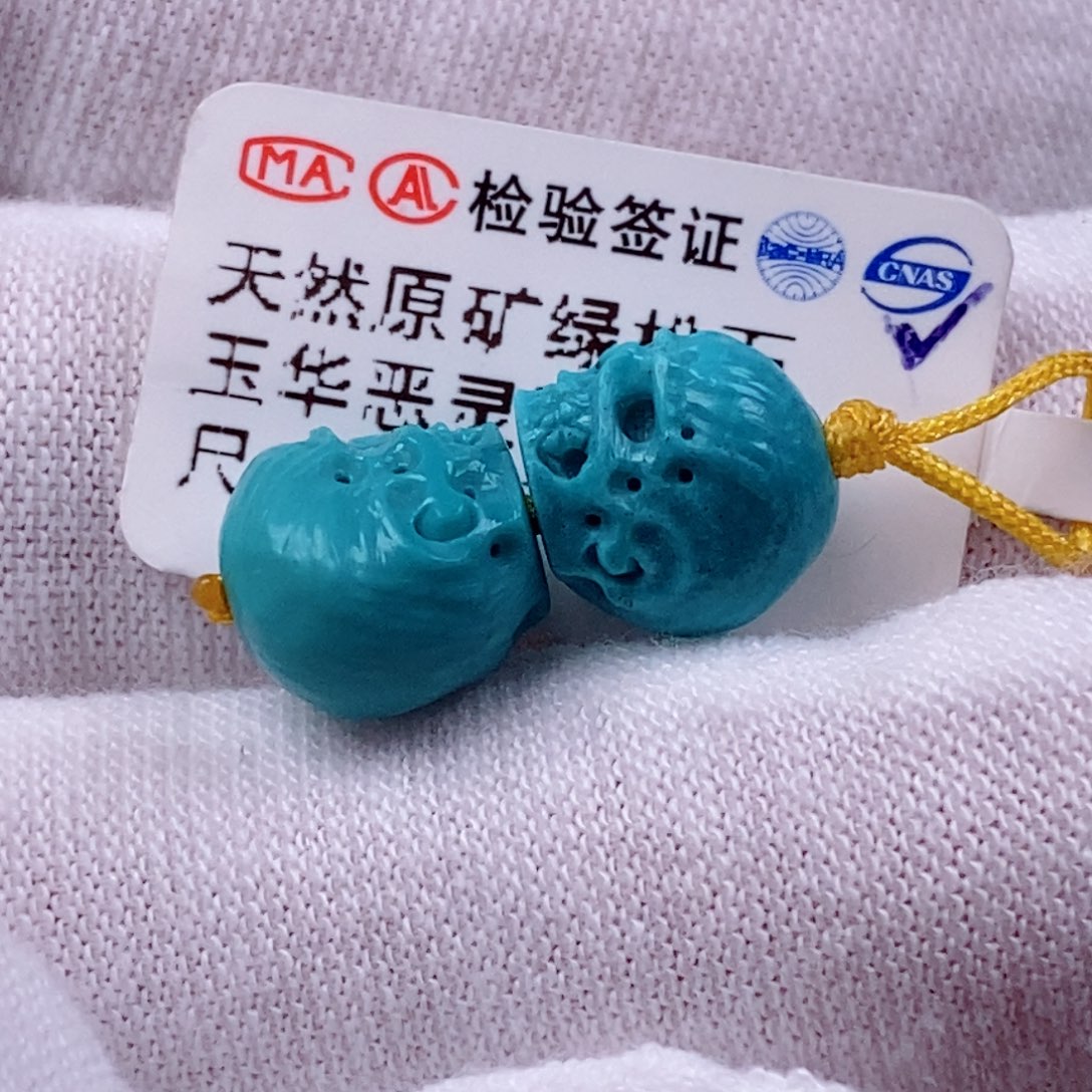 绿松石珠宝奇石未镶嵌