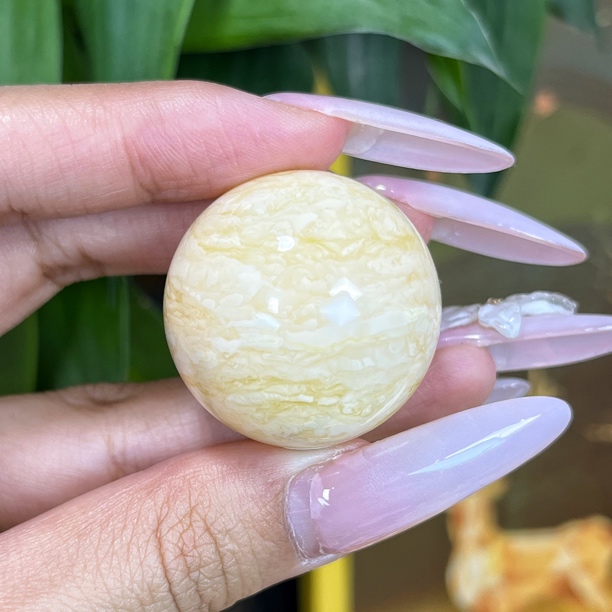 俄料满瓷白虎皮纹千层雪妖花锁骨珠吊坠30.6mm纯天然原矿琥珀蜜蜡