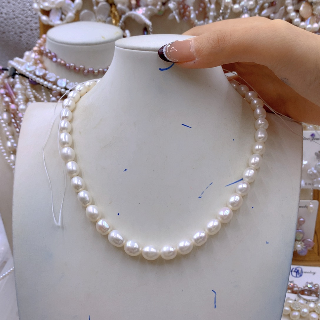 淡水珍珠耳饰合金