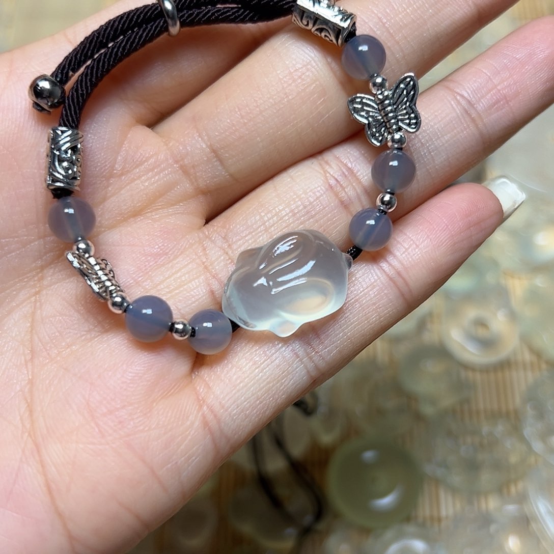 蛇纹石玉手链未镶嵌