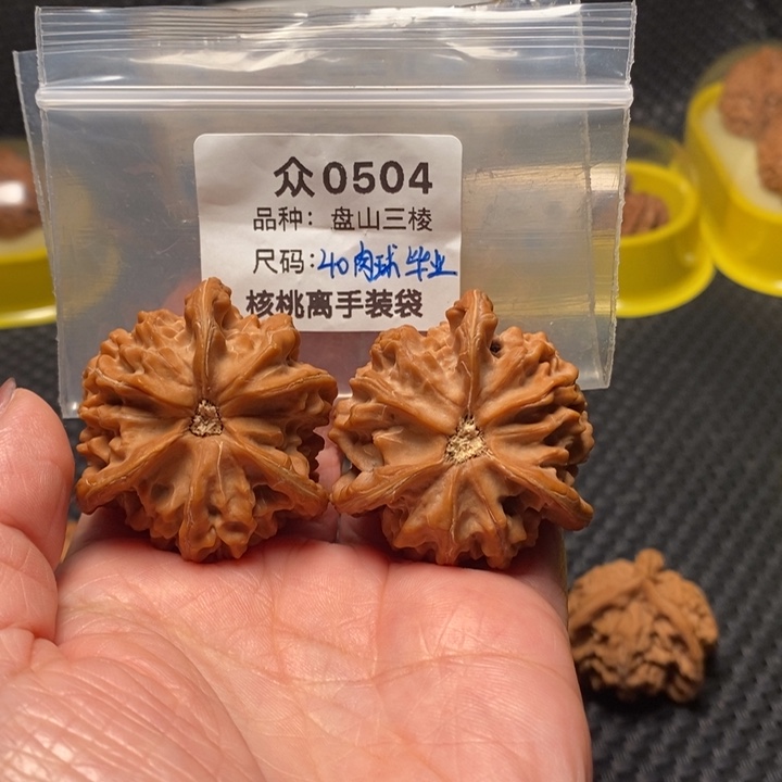 即***安吊坠桃核众0504-全品盘山40肉球毕业对