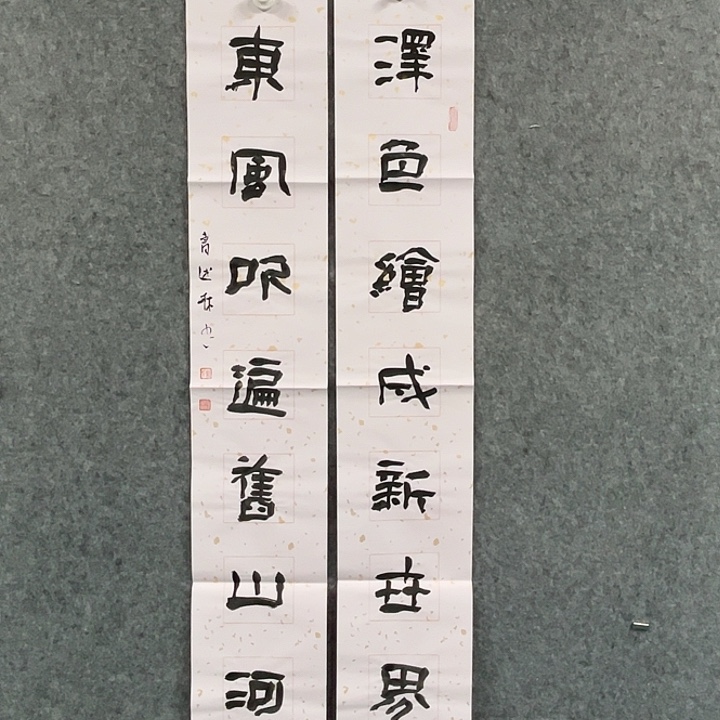 书法曹述林书法作品软片