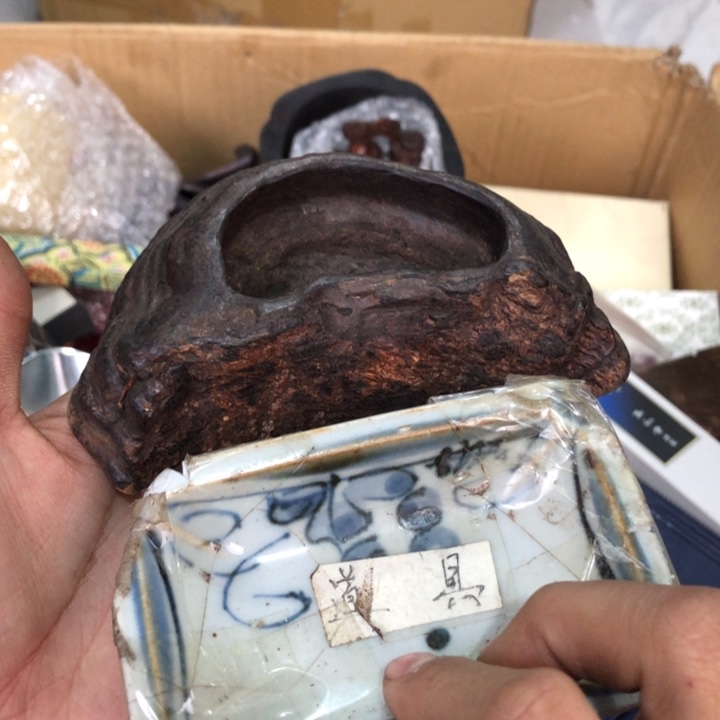 陶瓷孤品单件车里拍