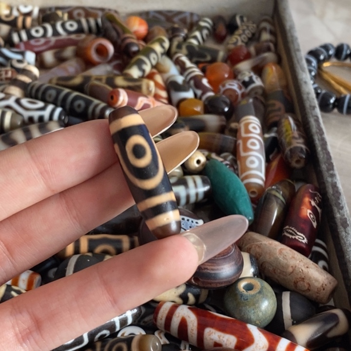 玛瑙/玉髓颈饰足银镀金镶嵌7