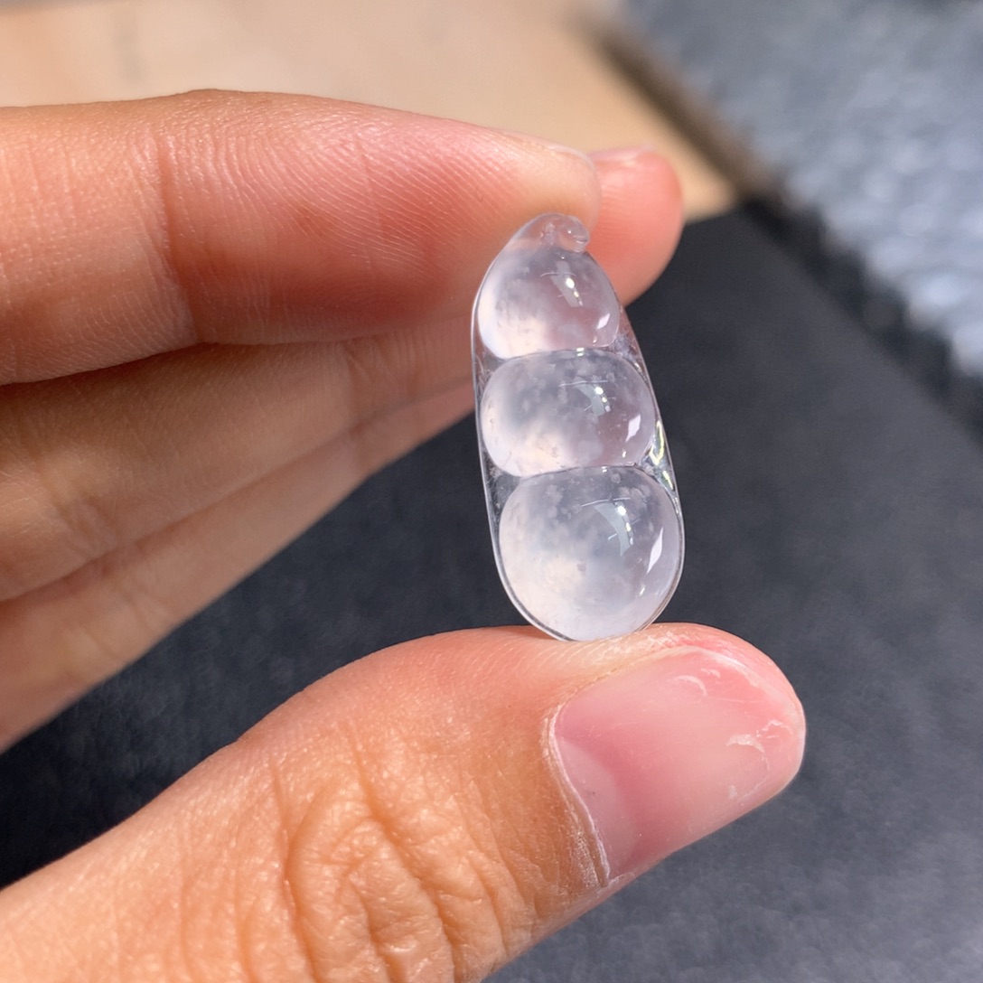 翡翠颈饰未镶嵌翡翠23.6/9.8/4,4