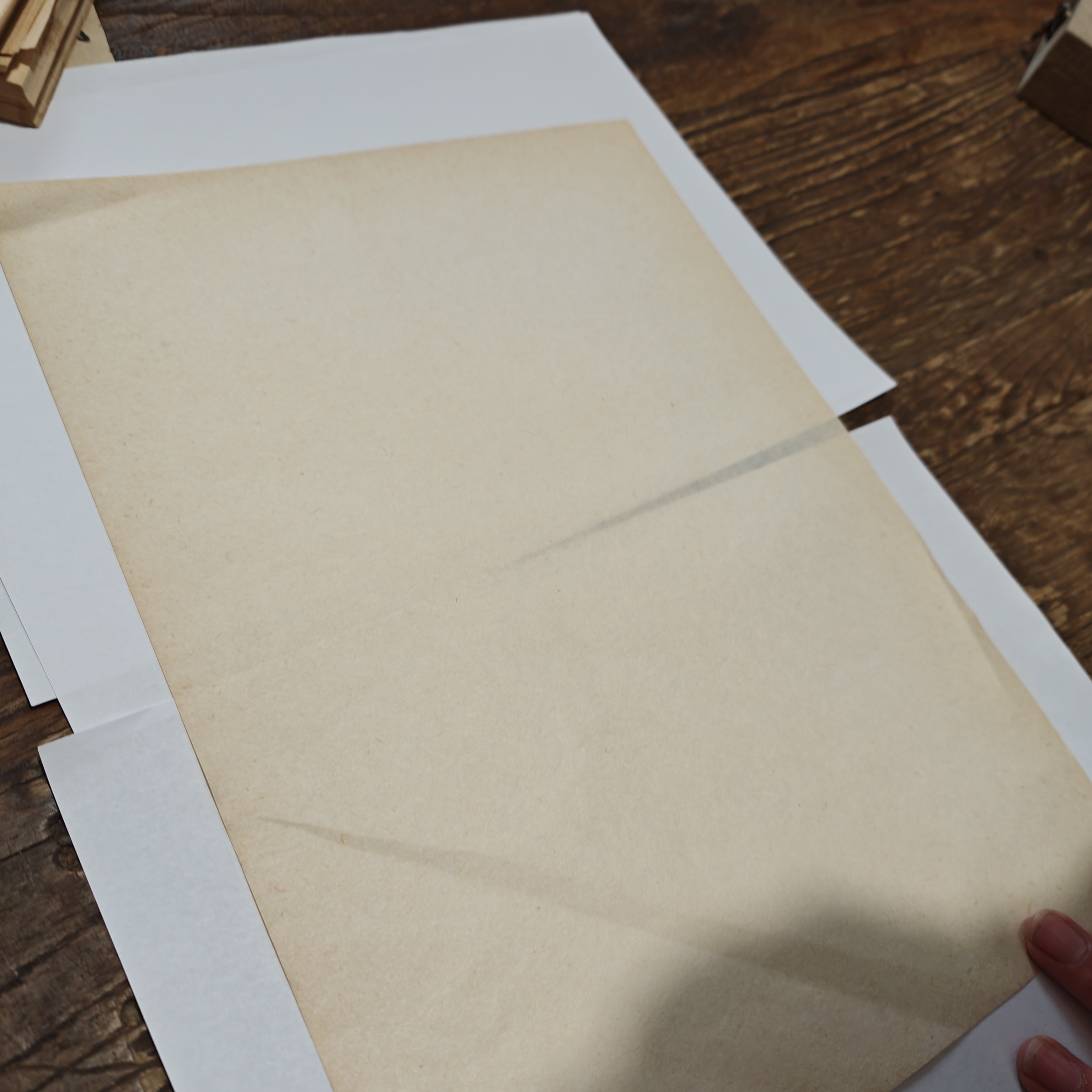 50张古旧感半纸六分熟24*33cm