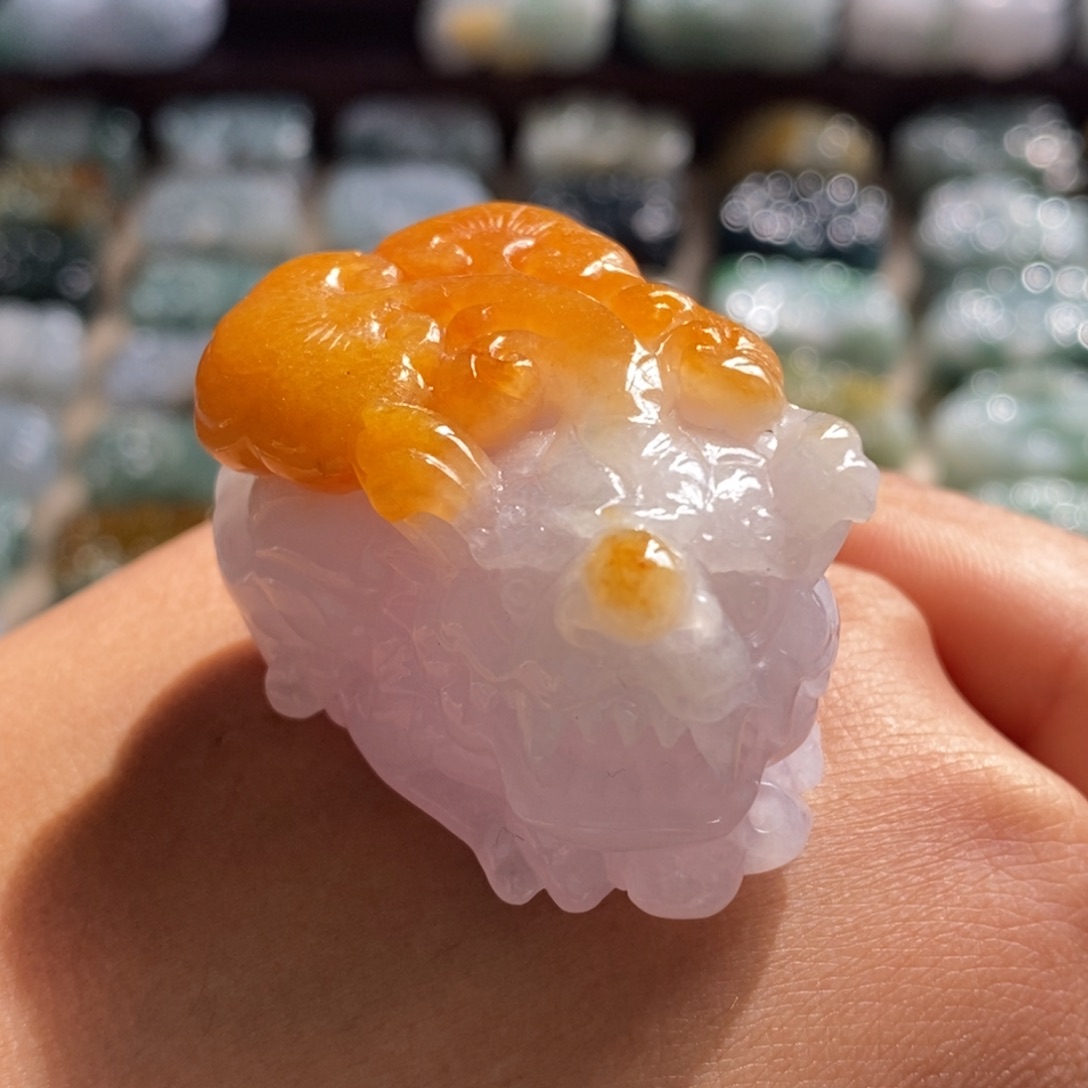 翡翠未镶嵌颈饰天然翡翠貔貅吊坠