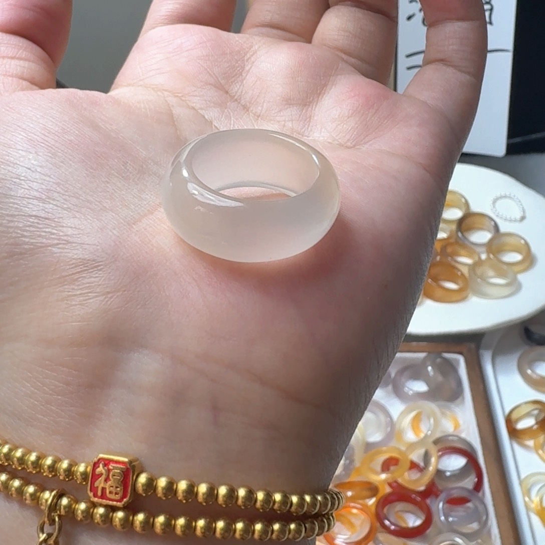 未镶嵌戒指玛瑙/玉髓306港18.5